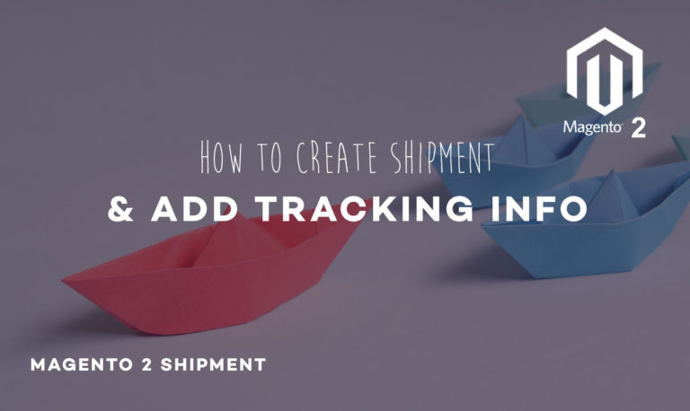 Create shipment programatically