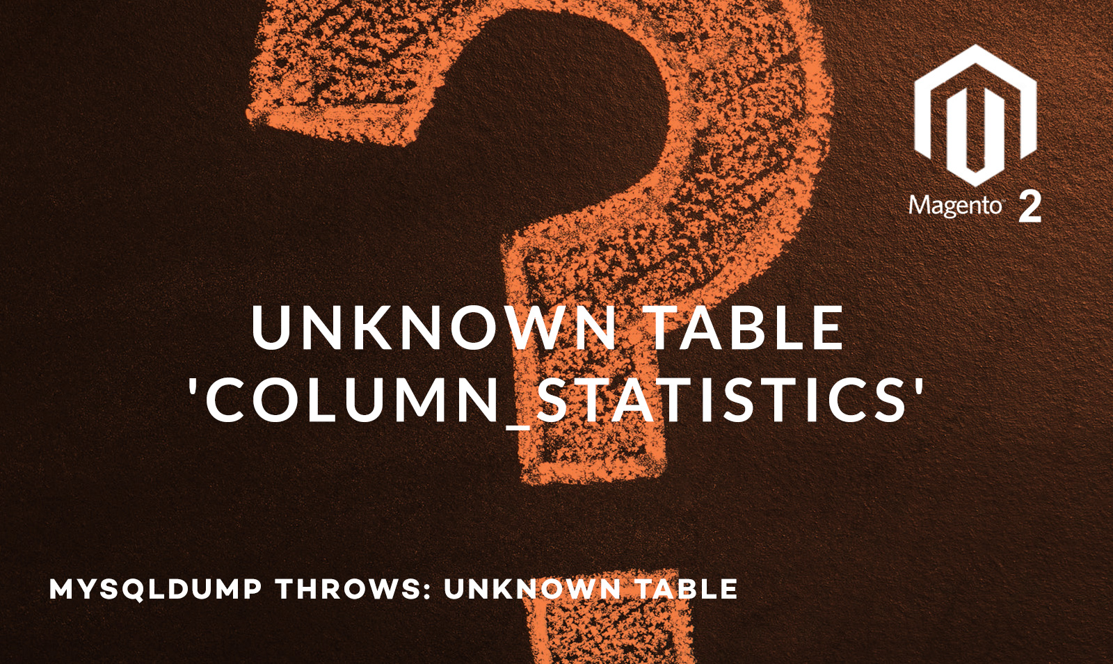Magento throws unknown table
