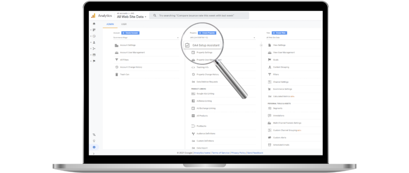 GA4 Create New Property