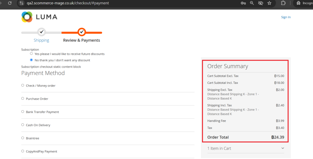 Magento 2 Custom Currency: Checkout Page