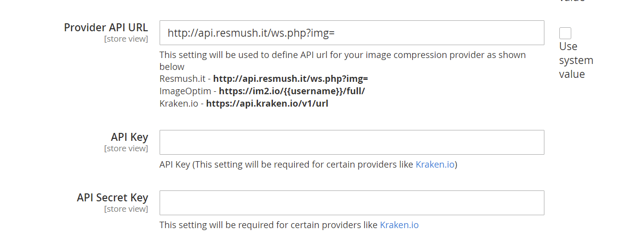 Image optimizer API